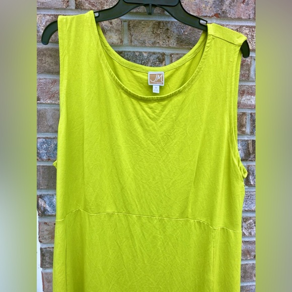 3X Lime Green Casual Summer Midi Dress - Picture 8 of 10